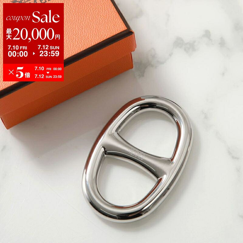 HERMES エルメス スカーフリング シェーヌダンクル Chaine dAncre H601373S レディ...