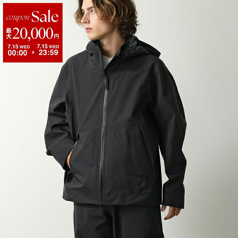 【最大2万円OFFクーポン対象・7/15限定】 ARC'TERYX VEILANCE アークテリクス ヴェイランス ナイロンジャケット X000010022 Diode Jacket M ダイオード メンズ GORE-TEX ゴアテックス 防水 フーディ リラックスフィット BLACK