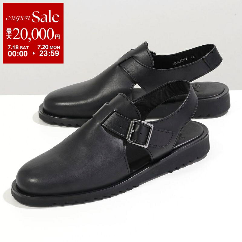 Paraboot パラブーツ サンダル ADRIATIC アドリアティック 183212 メンズ バックストラップ バックル セメント製法 SPORT SOLE スポーツソール NOIR