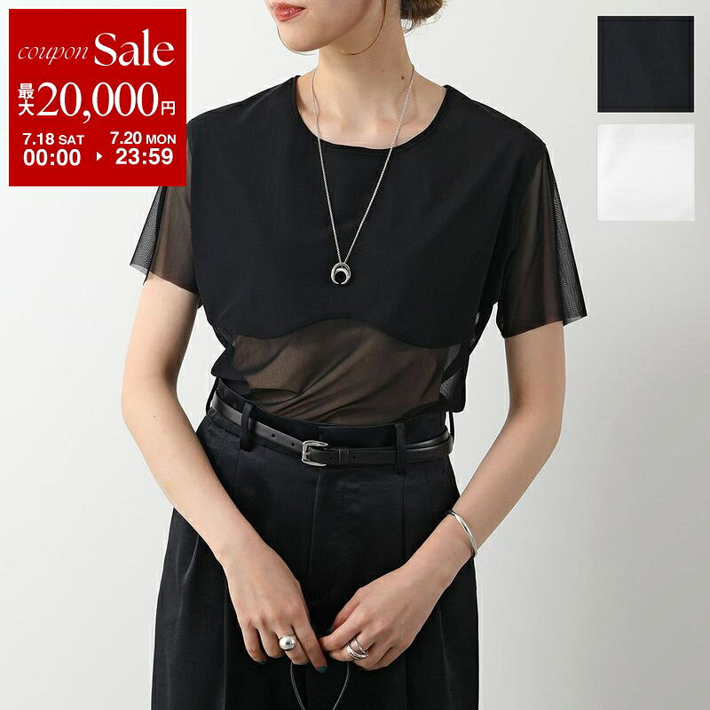 SIMONE WILD シモーネ ワイルド 半袖 カットソー CONTURE TEE レディース Tシャツ メッシュ シアー クルーネック カラー2色