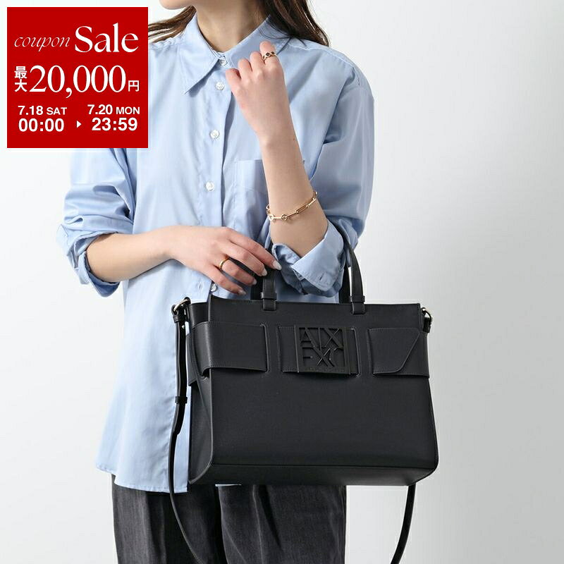 ARMANI EXCHANGE A/X アルマーニ エクスチェンジ トートバッグ 942689 0A874 レディース ショルダーバッグ クロスボディ 鞄 00020/BLACK