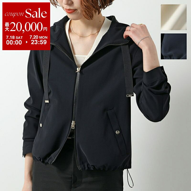  HERNO ヘルノ ブルゾン GIACCA CORTA FIRST-ACT GI000311D 13455S レディース ジャケット フード付き 撥水 ショート丈 カラー3色