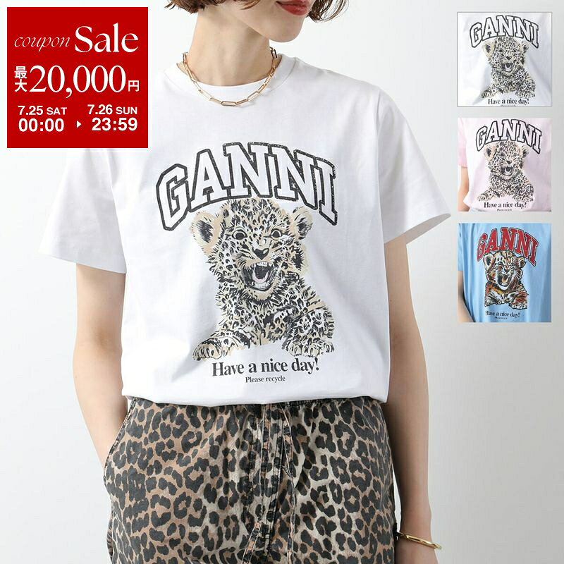 楽天市場】Ganni（カラーホワイト）（Tシャツ・カットソー｜トップス