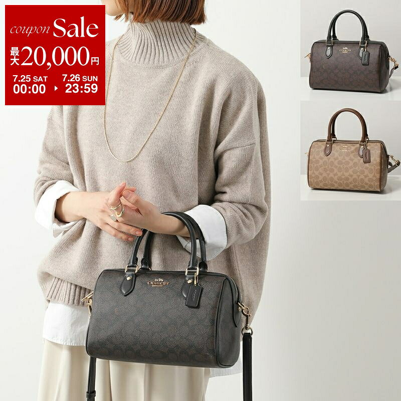 COACH コーチ ハンドバッグ ROWAN SATCHEL ローアン サッチェル CV961 レディース ショルダーバッグ ボストンバッグ 鞄 カラー2色