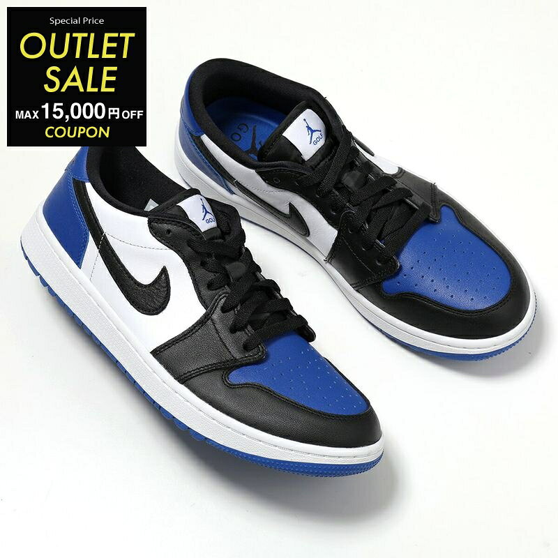 NIKE ナイキ スニーカー AIR JORDAN 1 LOW GOLF エア ジョーダン 1 ロー ゴルフ DD9315-102 メンズ ローカット 3.5cm シューズ 靴 WHITE-BLACK-SPORT-ROYAL
