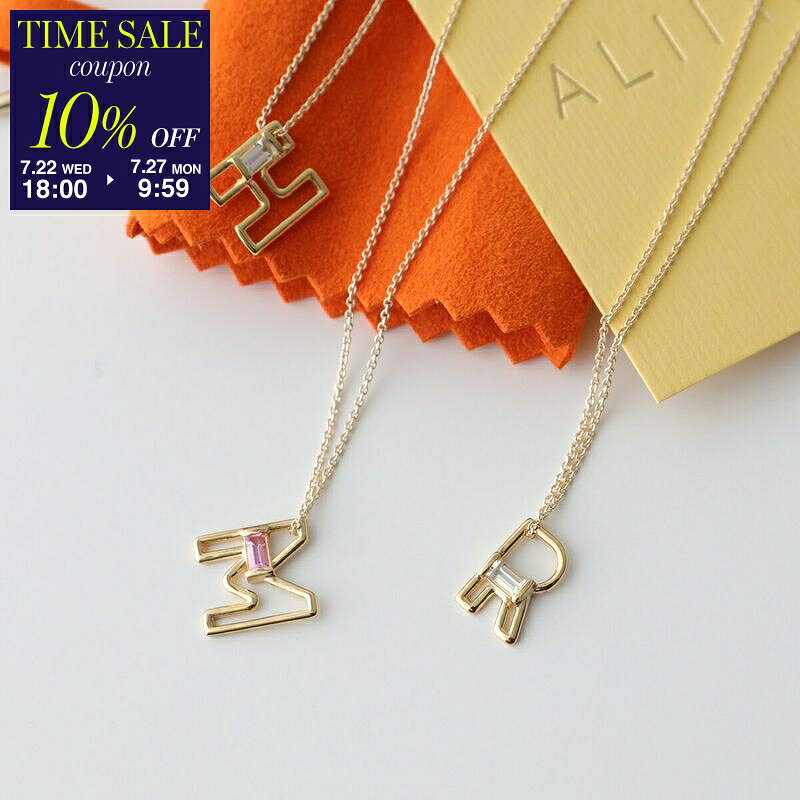 ALIITA アリータ ネックレス LETRA NECKLACE ROLO レディース イニシャル アルファベット ペンダント アクセサリー カラー5色