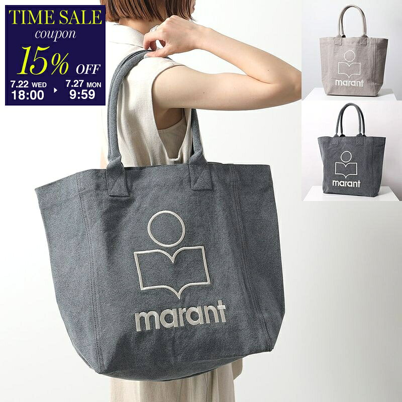 ISABEL MARANT イザベルマラン トートバッグ YENKY PM0001FA A1X19M レディース 刺繍ロゴ スモール コットン カラー3色