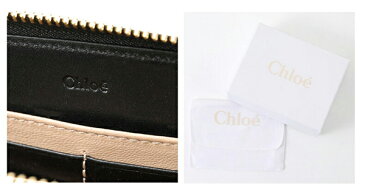 Chloe クロエ CHC16UP808H8J 001 INDY LONG ZIPPED W レザー L字ファスナー 長財布 カラーBLACK レディース