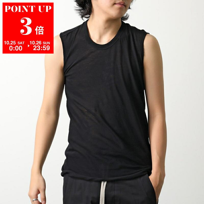 Rick Owens リックオウエンス ノースリーブ BASIC SL T ベーシック RU01E5151 UC メンズ セミシアー コ..