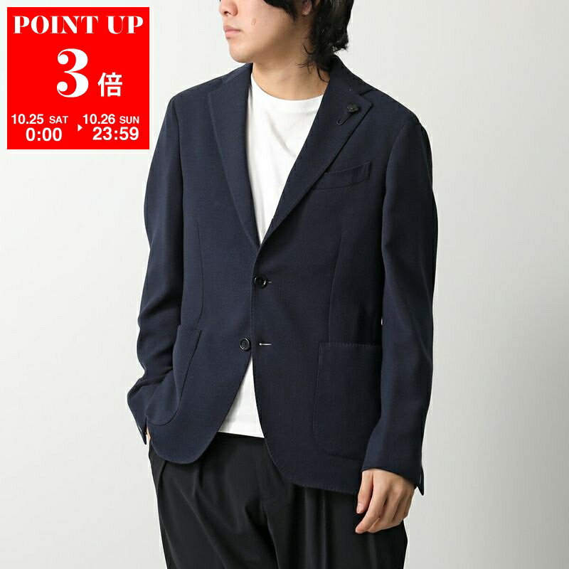 J6016 美品 ラルディーニ イージーケアパッカブルアンコンジャケット 紺52 J6016 美品 ラルディーニ イージーケアパッカブルアンコン