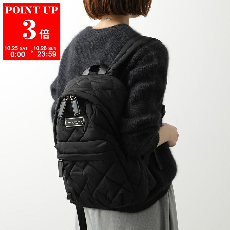 【新品未使用】 MARCJACOBS キルティング　ナイロンリュック 新作SALE! キルティング ナイロン バックバック 関税☆送料込