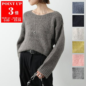 TRICOTS JEAN MARC トリコットジーンマーク ニット BARI バリ レディース セーター クロップド丈 ボートネック モヘア混 プルオーバー カラー7色