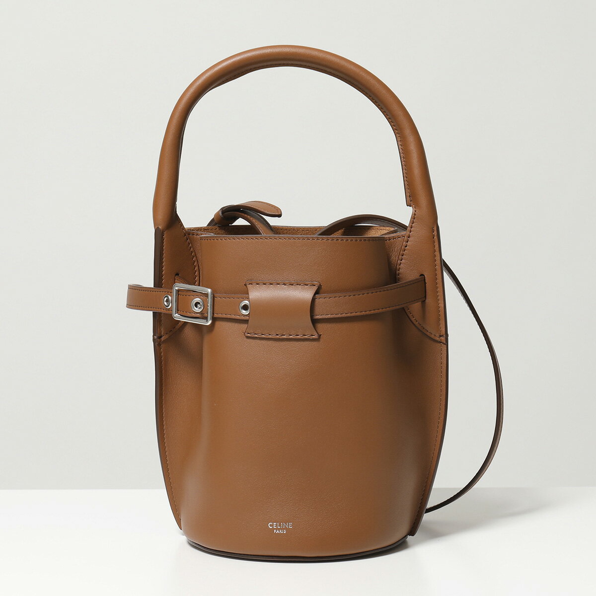 CELINE セリーヌ 187243A4T.04LU/Tan Big Bag Nano Bucket ビッグバッグ ナノ バスケット レザー トートバッグ ショルダーバッグ 鞄 レディースのサムネイル