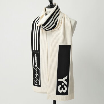 【エントリーでポイント最大19倍！6月15日限定】Y-3 ワイスリー adidas アディダス YOHJI YAMAMOTO FI7451 SCARF マフラー ストール ロゴ オフホワイト メンズ父の日 ギフト