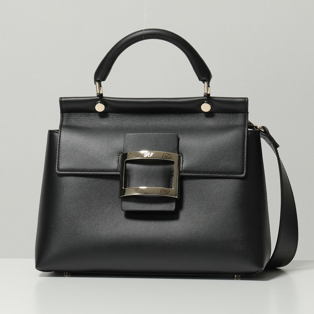 ROGER VIVIER ロジェヴィヴィエ RBWAMAA0150 D8C B999 ヴィヴカバ ショルダーバッグ ハンドバッグ B999NERO 鞄 レディースのサムネイル