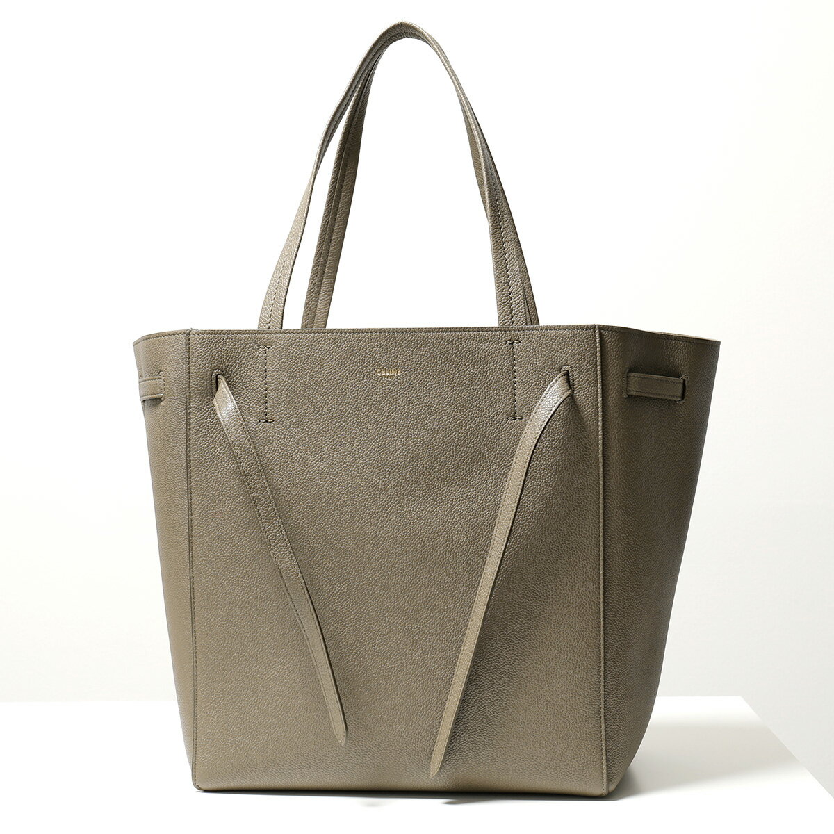 CELINE セリーヌ トートバッグ 189023TNI.18TP レディース 鞄 Small with Belt CABAS PHANTOM カバファントム レザー Taupeのサムネイル