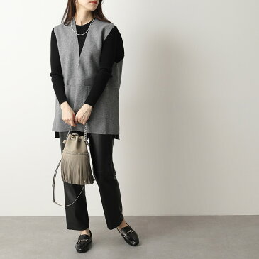 【ポイント3倍対象!30日(月)21時〜23時59分】J&M DAVIDSON ジェイアンドエム デヴィッドソン 1856N 7502 LMNC 1XX SCNP MINI FRINGE CARNIVAL フリンジ カーニバル スタッズ レザー 巾着 ショルダーバッグ 鞄 951S/WARM-TAUPE レディース【2021aw】