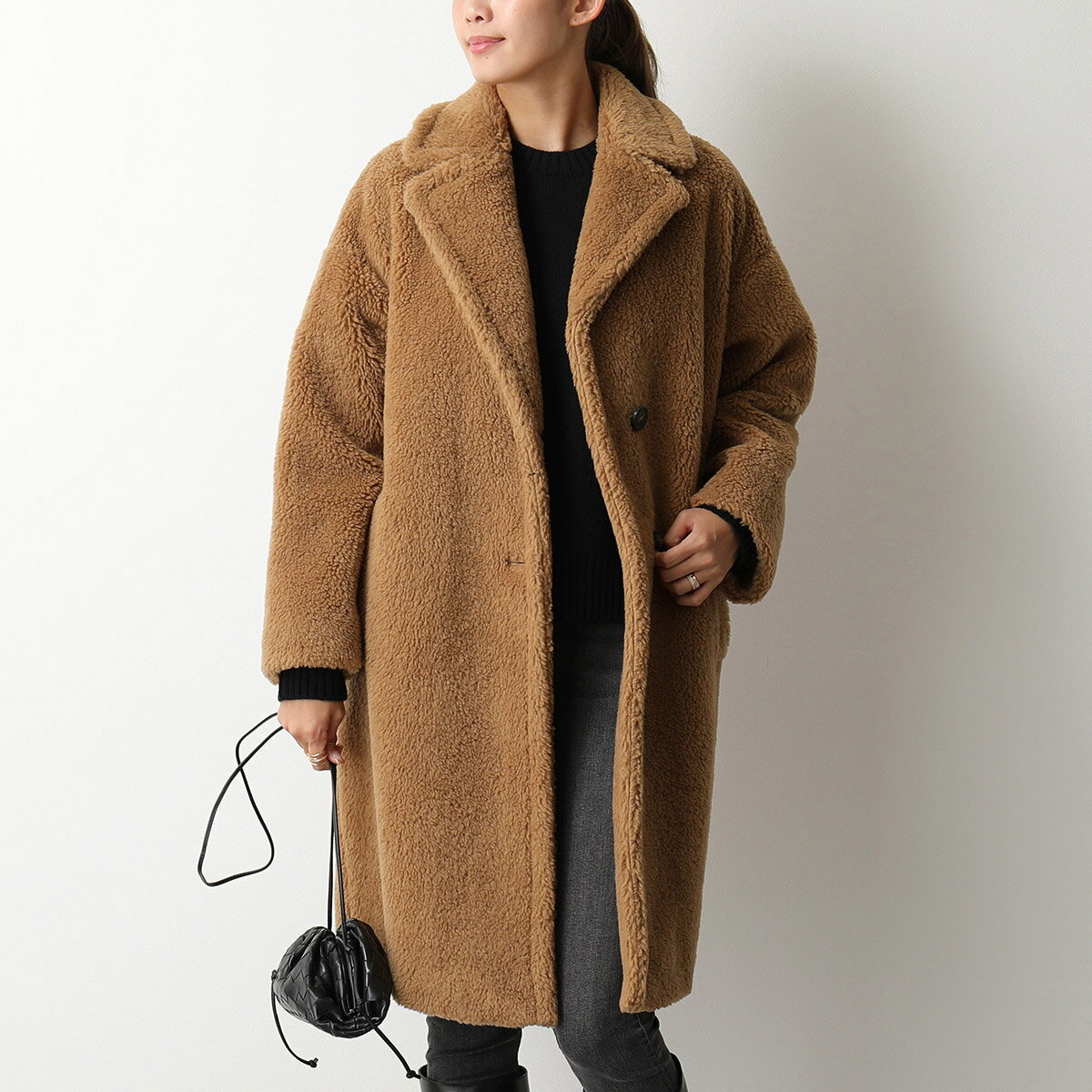 MAX MARA WEEKEND マックスマーラ ウィークエンド PALATO ロングコート テディコート ボア 015 レディースのサムネイル