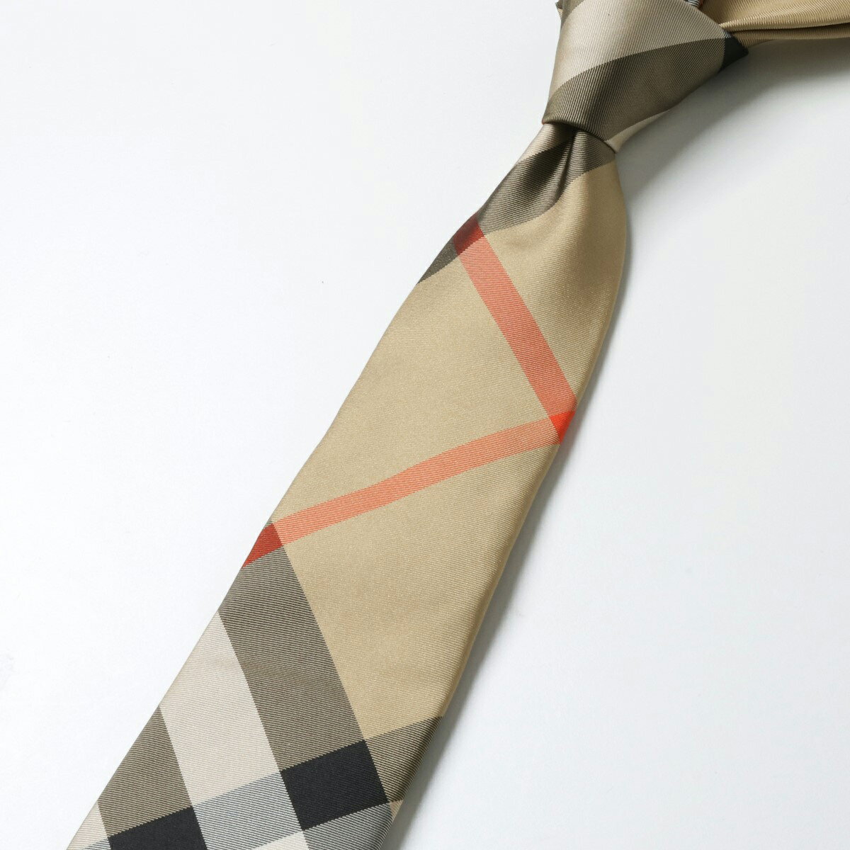 BURBERRY バーバリー ネクタイ 8013818 MANSTON クラシックカット バーバリーチェック シルク イタリア製 ARCHIVE-BEIGE メンズのサムネイル