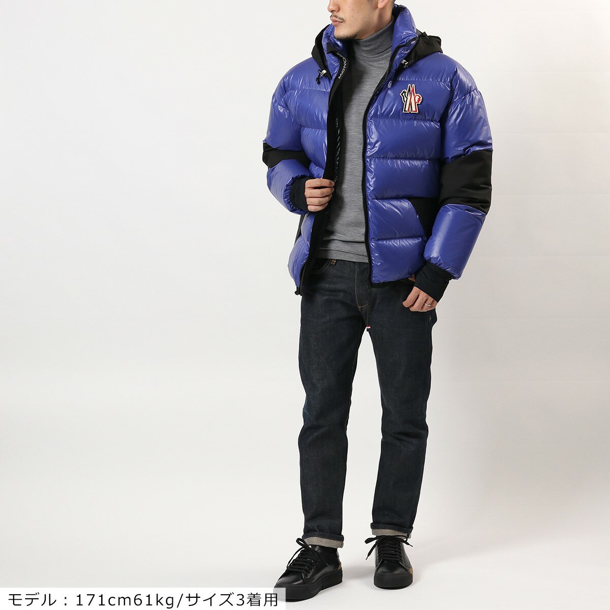 【エントリーでポイント最大9倍！25日18時〜23時59まで】MONCLER GRENOBLE モンクレール グルノーブル GOLLINGER GIBBOTTO 4189480 539MW ナイロン ダウンジャケット フード付き アームウォーマー 撥水 732 メンズ