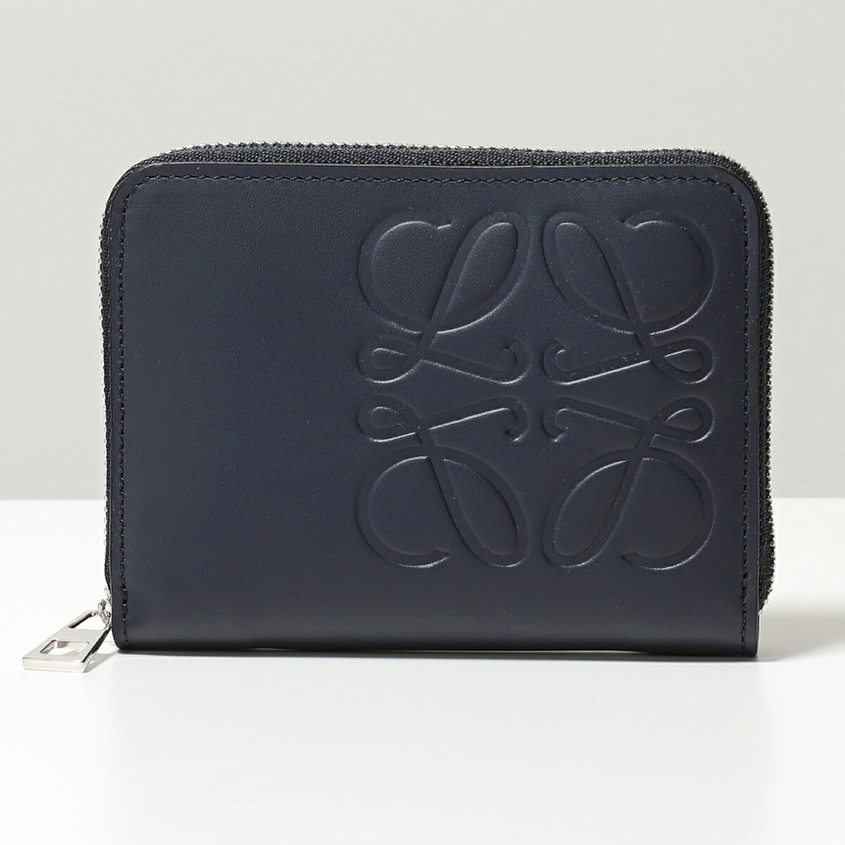 LOEWE ロエベ C500V32X07 ブランド ジップ 6 カードホルダー アナグラム レザー コインケース カードケース ミニ財布 5440/MIDNIGHT-BLUE メンズのサムネイル