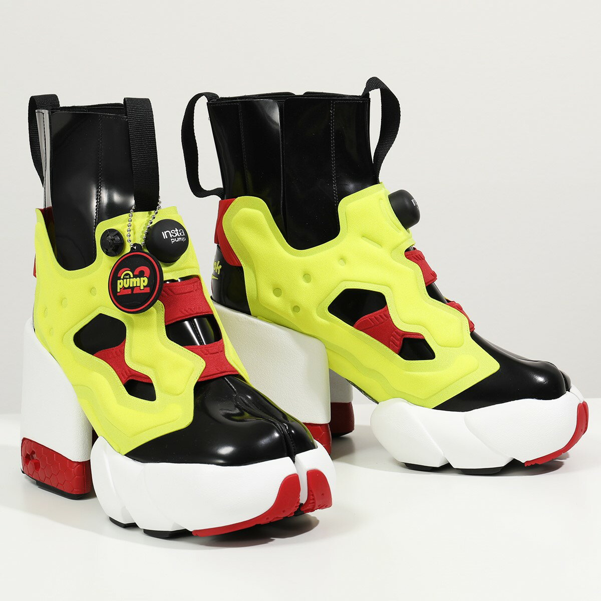 MAISON MARGIELA Reebok メゾンマルジェラ リーボック S34WU0023 P3782 Tabi Instapump Fury Hi コラボ 足袋 ショートブーツ 靴 H8378 レディースのサムネイル