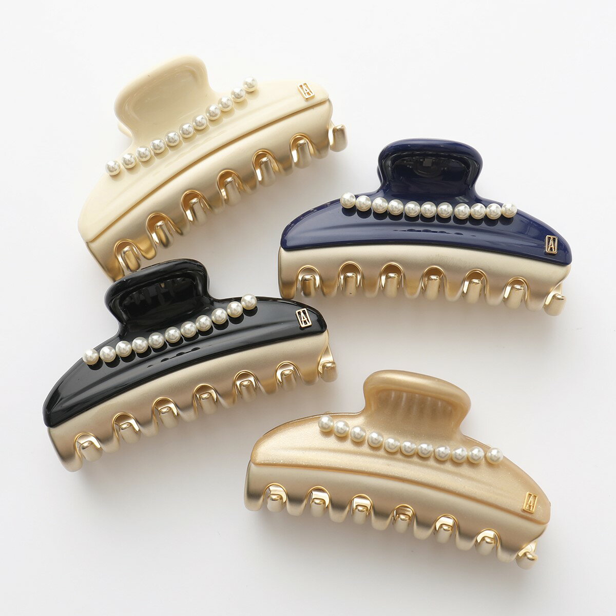 ALEXANDRE DE PARIS アレクサンドル ドゥ パリ ICCM 15571 28 カラー5色 VENDOME CLIP M ヘアークリップ 髪留め ヘアーアクセサリー レディースのサムネイル
