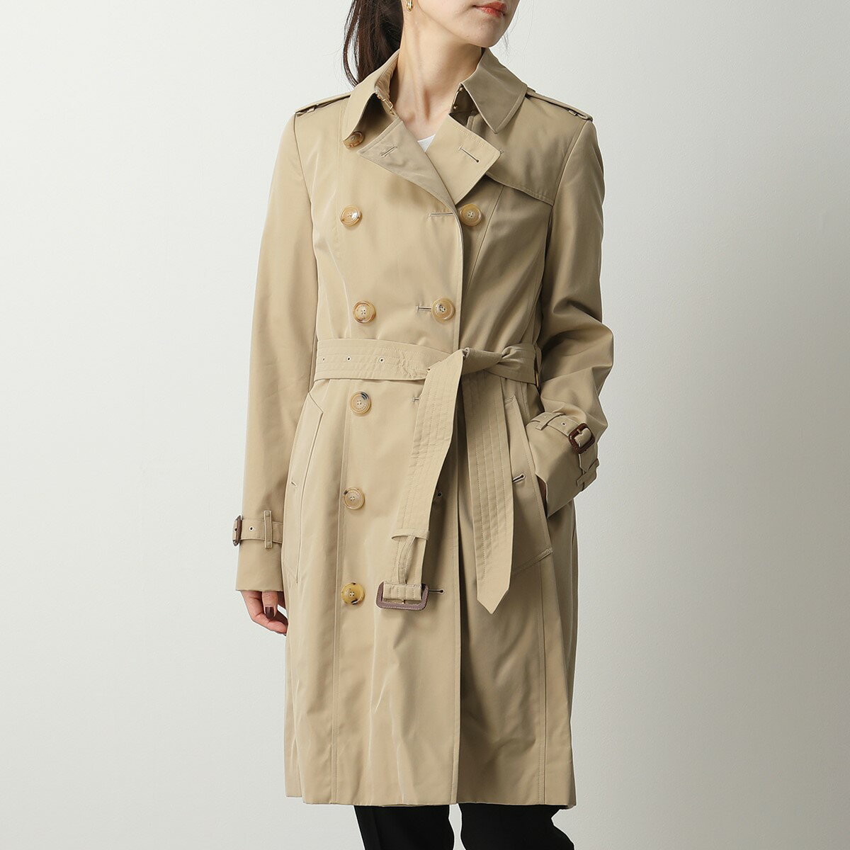 BURBERRY バーバリー トレンチコート CHELSEA チェルシー 4073376 レディース セミロング スプリングコート ジャケット Honeyのサムネイル