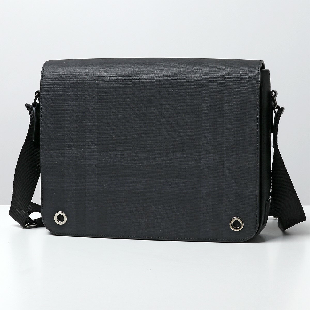 BURBERRY バーバリー 8013949 BRUNO LONDON CHECK ブルーノ ロンドンチェック ショルダーバッグ 鞄 DARK-CHARCOAL メンズ