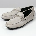 【10％OFFクーポン対象！26日9時59分まで】TODS トッズ XXM0LR0051FL1 シティ ゴンミーニ スエード ドライビングシューズ モカシン 靴 B201/GRIGIO メンズ【CP_10】