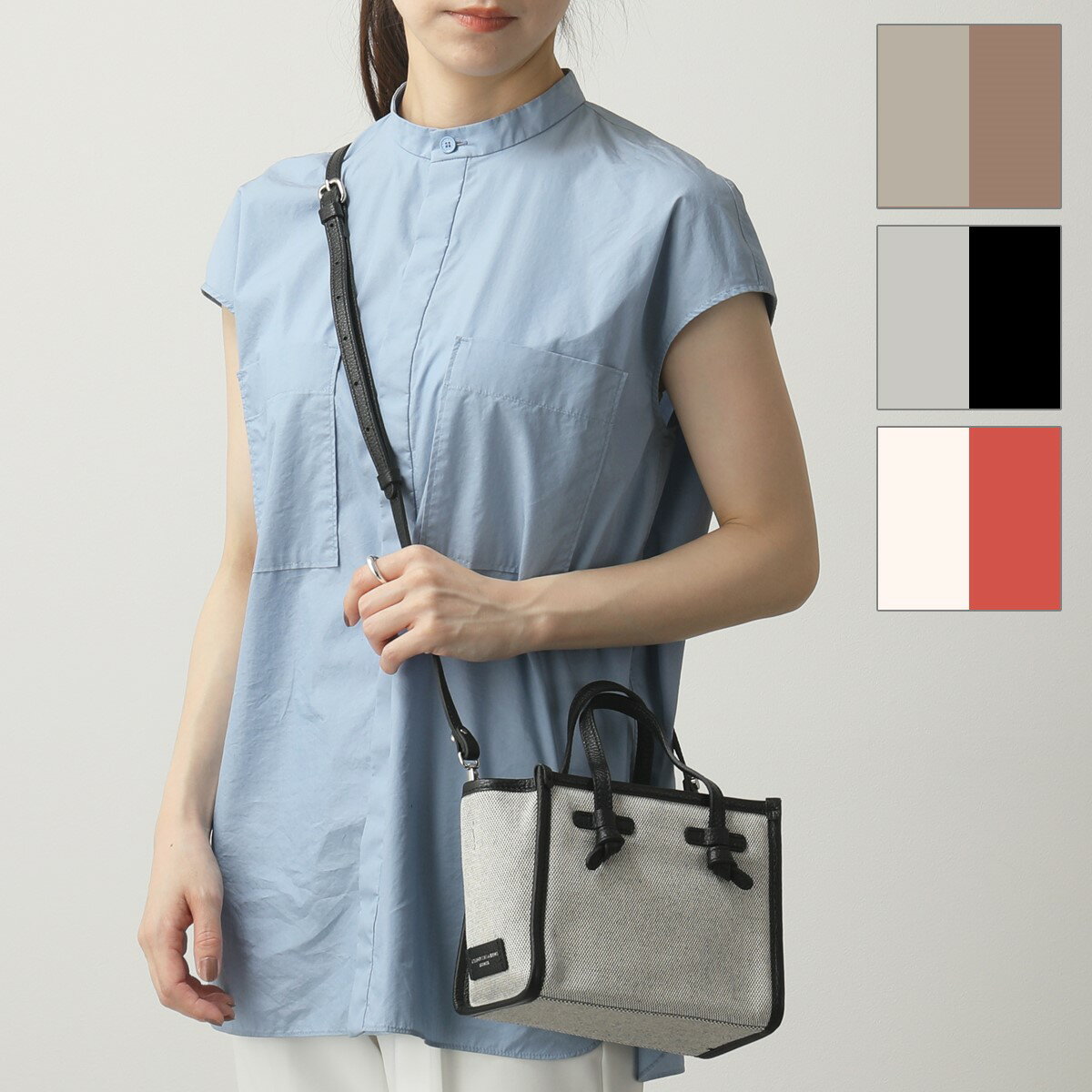GIANNI CHIARINI ジャンニキャリーニ BS 8065 CCC-PL MISS MARCELLA カラー3色 マルチェッラ ショルダーバッグ ハンドバッグ 鞄 レディースのサムネイル