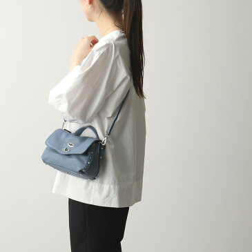 【ポイント10倍対象!31日(火)9時59分迄】ZANELLATO ザネラート 6262 18 POSTINA BABY ポスティーナ スタッズ レザー ポストマン ショルダーバッグ ポシェット 鞄 35/TELA-GENOVA レディース【PT_10】