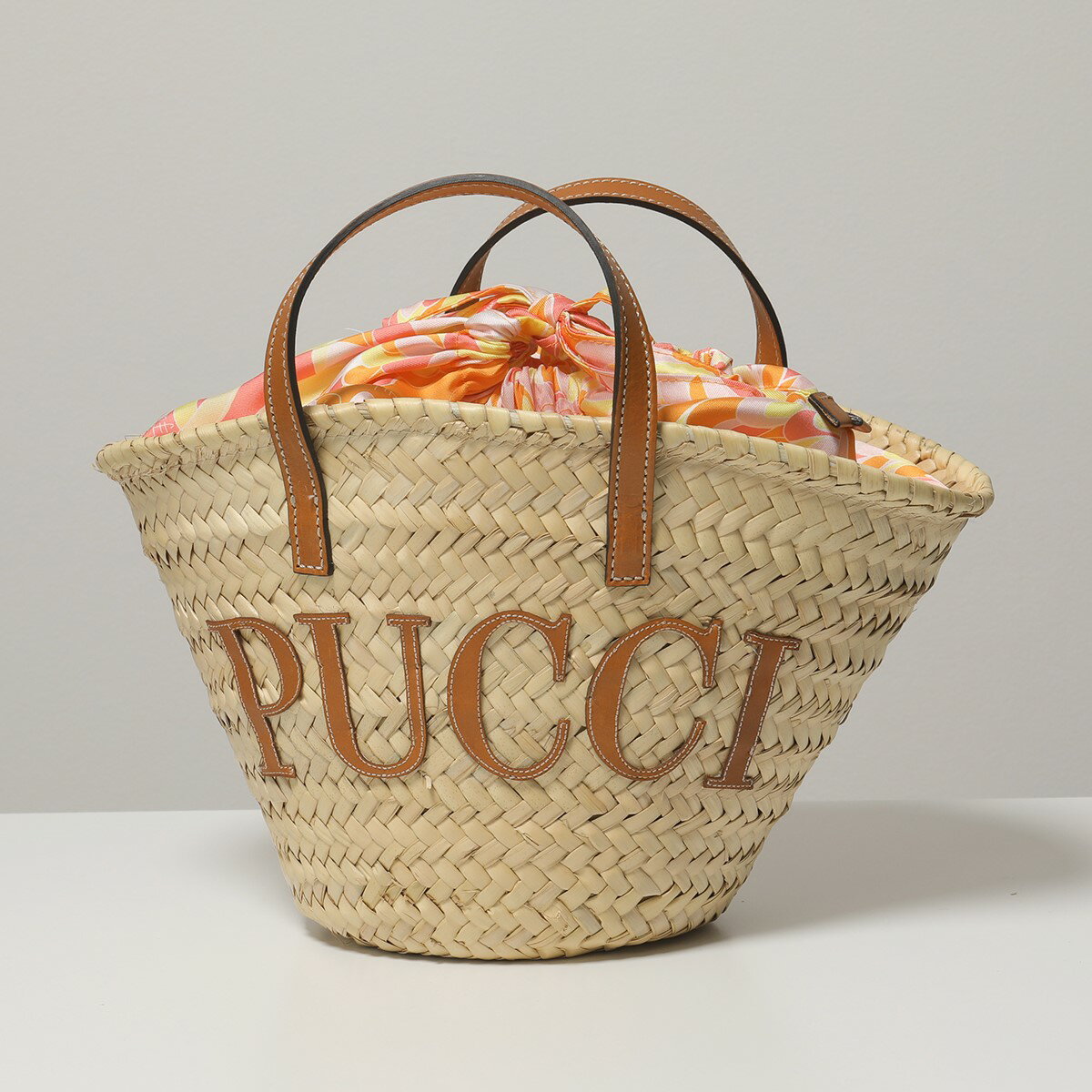 EMILIO PUCCI エミリオプッチ 1HBC82 1H905 Lilly バスケットバッグ かごバッグ カゴバッグ ハンドバッグ ロゴ 鞄 A12 レディースのサムネイル