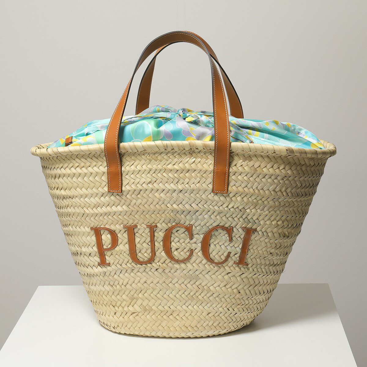 EMILIO PUCCI エミリオプッチ 1HBC77 1H905 Lilly バスケットバッグ かごバッグ カゴバッグ トートバッグ ロゴ 鞄 A10 レディースのサムネイル