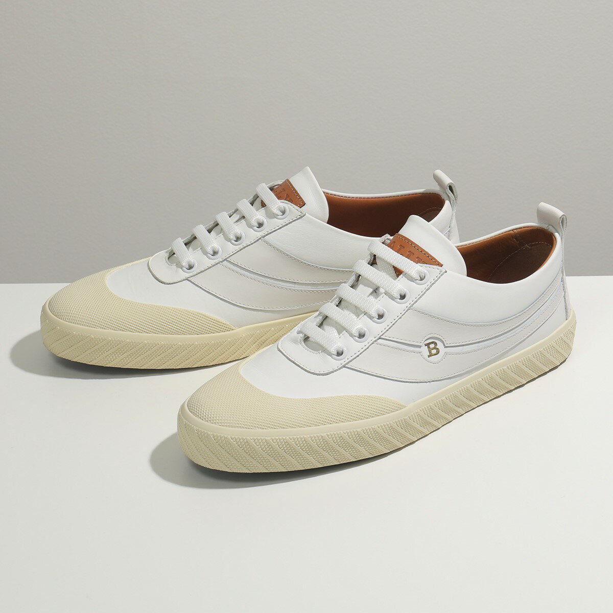 BALLY バリー SHENNON 07 シェノン プレーンカーフレザー ローカット スニーカー シューズ 靴 0300/WHITE レディースのサムネイル