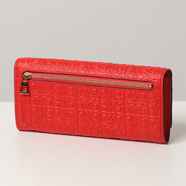 【ポイント10倍対象!31日(火)9時59分迄】LOEWE ロエベ 107.55.F11 CONTINENTAL WALLET アナグラム レザー 二つ折り長財布 7931/PRIMARY レディース【PT_10】