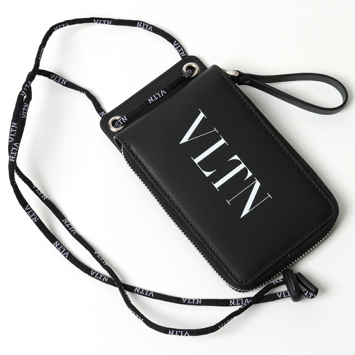 VALENTINO ヴァレンティノ WY2P0P90LVN VLTN ネックウォレット ファスナー二つ折り財布 豆財布 0NO メンズのサムネイル