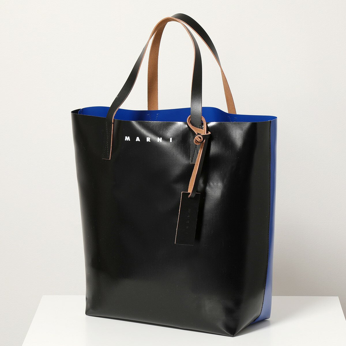 MARNI マルニ SHMQ0000A3 P3572 PVC TRIBECA バイカラー トートバッグ ショッピングバッグ 鞄 Z2O14 メンズのサムネイル