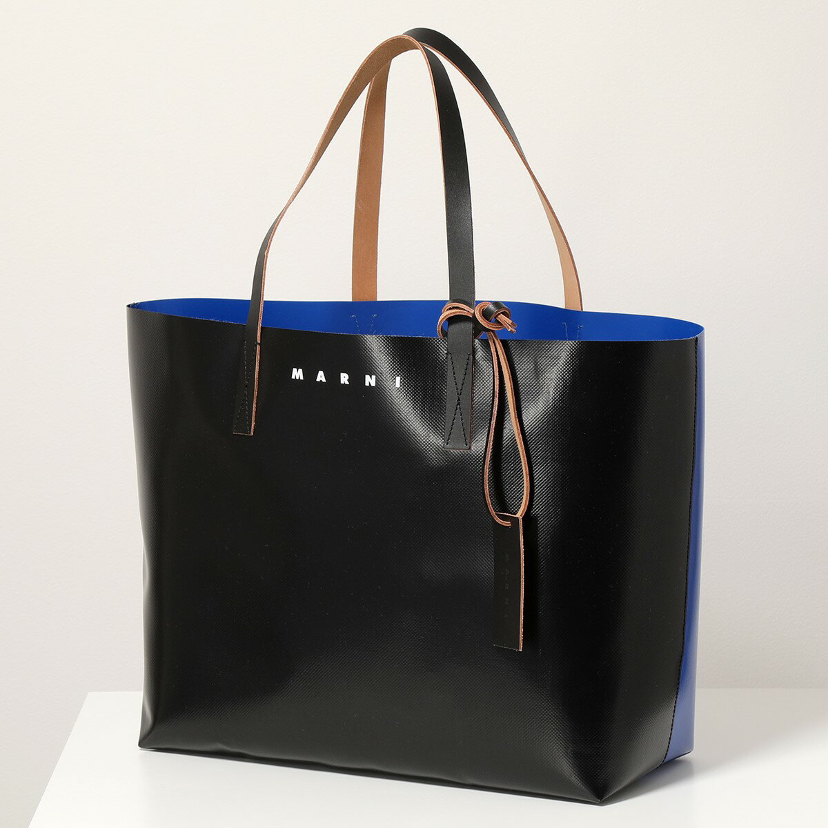 MARNI マルニ SHMQ0010A0 P3572 PVC バイカラー トートバッグ ショッピングバッグ 鞄 Z2O14 メンズのサムネイル