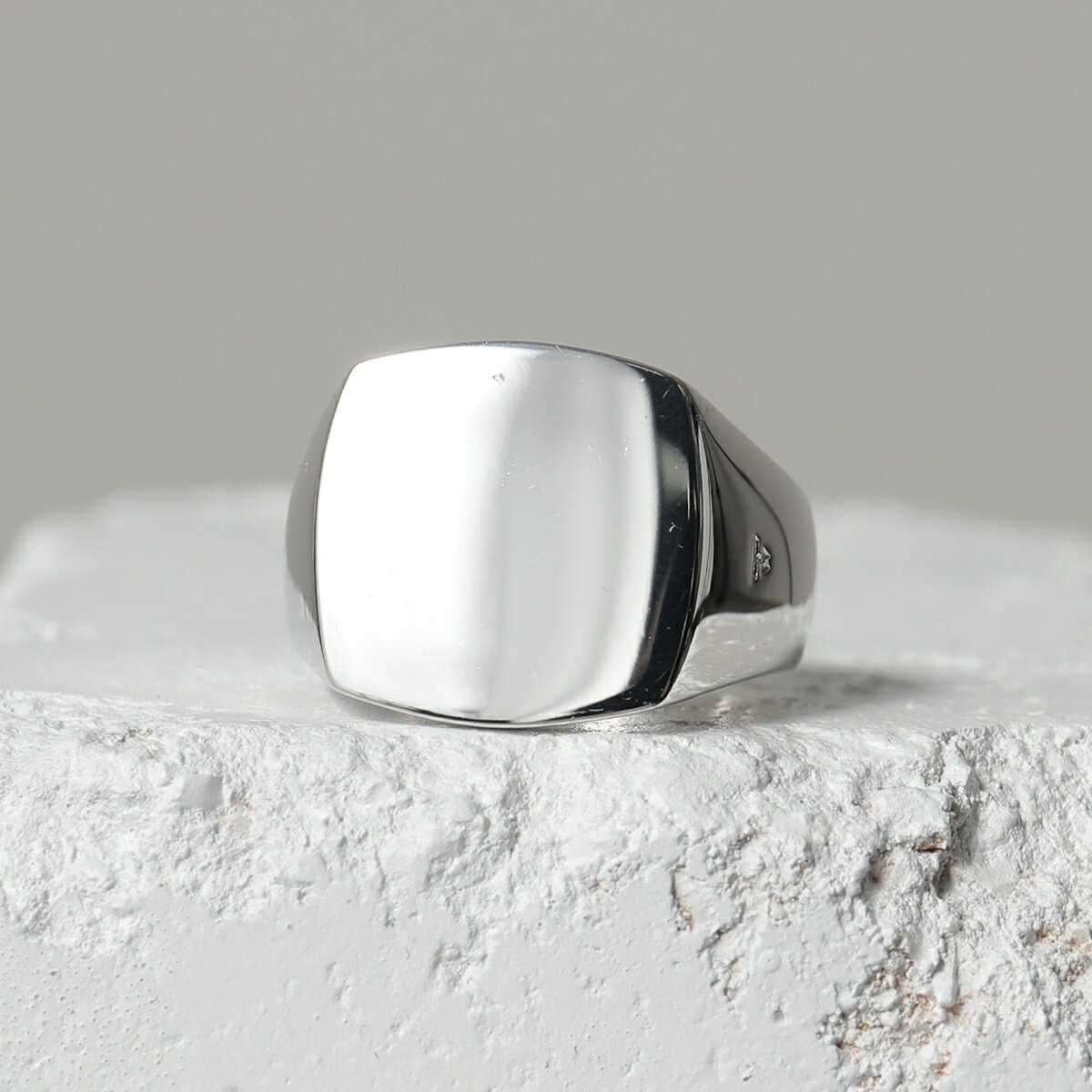 TOMWOOD トムウッド リング メンズ Cushion Polished ポリッシュド R74HRNA01S925 クッション シルバー925 指輪 SILVERのサムネイル