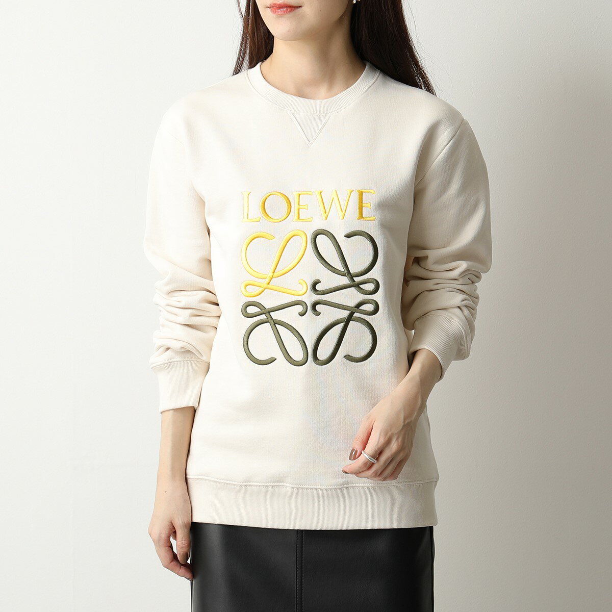 LOEWE ロエベ H526Y24J07 ANAGRAM SWEAT アナグラム スウェットシャツ クルーネック トレーナー 2370/ECRU レディース【2021aw】のサムネイル