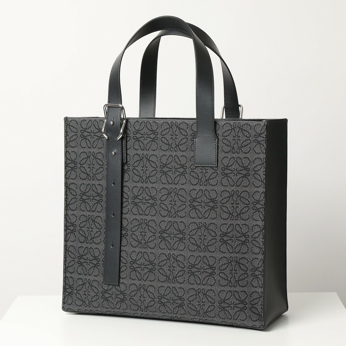 LOEWE ロエベ B692L09X03 BUCKLE ANAGRAM TOTE バックル アナグラム トートバッグ ジャカード レザー 鞄 1268/ANTHRACITE/BLACK メンズ【2021aw】のサムネイル