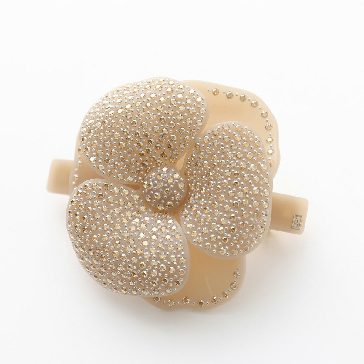 ALEXANDRE DE PARIS アレクサンドル ドゥ パリ AA8 11886 16 バレッタ 髪留め ヘアーアクセサリー カメリア S-BEIGE レディースのサムネイル