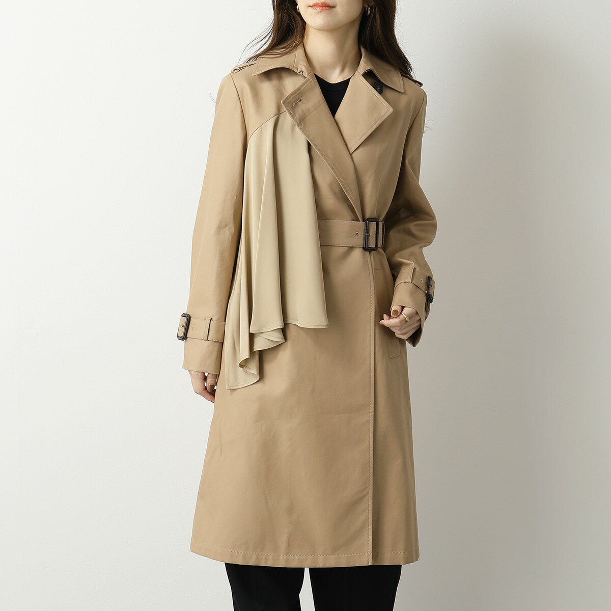 MAX MARA Weekend マックスマーラ ウィークエンド DURANTE トレンチコート アウター ロングコート コットン 003 レディースのサムネイル
