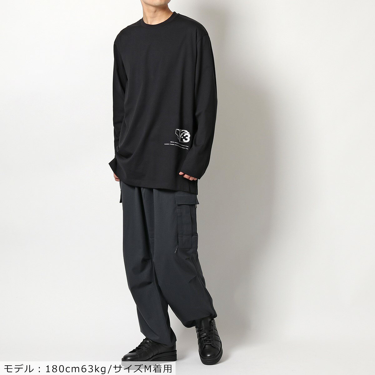 Y-3 ワイスリー adidas アディダス YOHJI YAMAMOTO HB3388 M CLASSIC REFINED WOOL STRETCH CARGO PANTS ウール カーゴパンツ ワイドパンツ CARBON メンズ【TS_10】