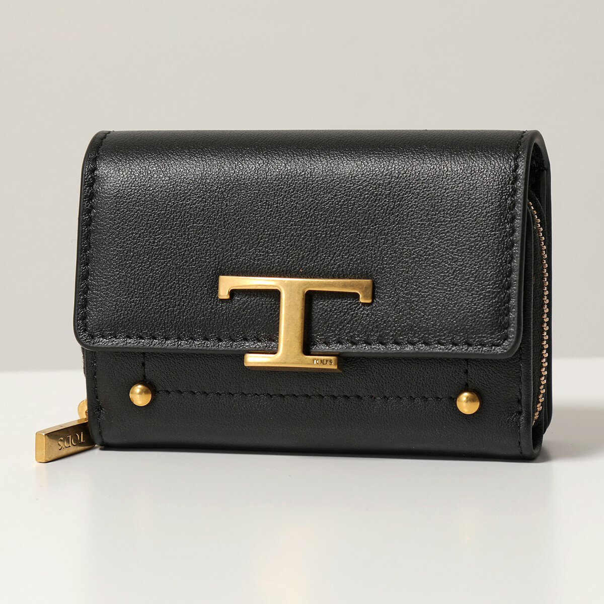 TODS トッズ 二つ折り財布 レディース T タイムレス コインケース XAWTSAE8202ROR B999 ミニ財布 豆財布 カードケース スモール レザーのサムネイル
