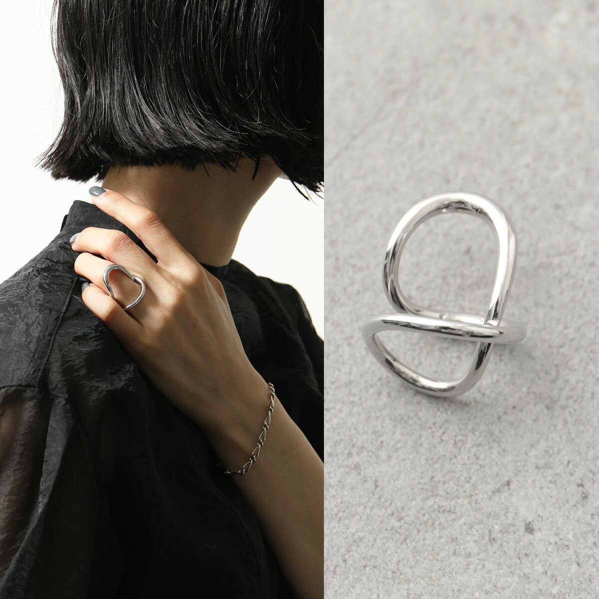 Charlotte Chesnais シャルロットシェネ リング レディース 20BA033AR ARGENT Ribbon Ring シルバー925 指輪【CP_05】