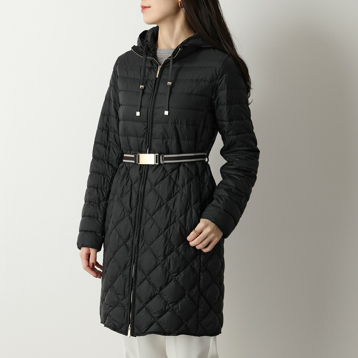 S MAX MARA The Cube エス マックスマーラ ダウンコート TREV レディース キルティング 撥水 フーテッド ダウンジャケット トラベルBOX付き 002のサムネイル