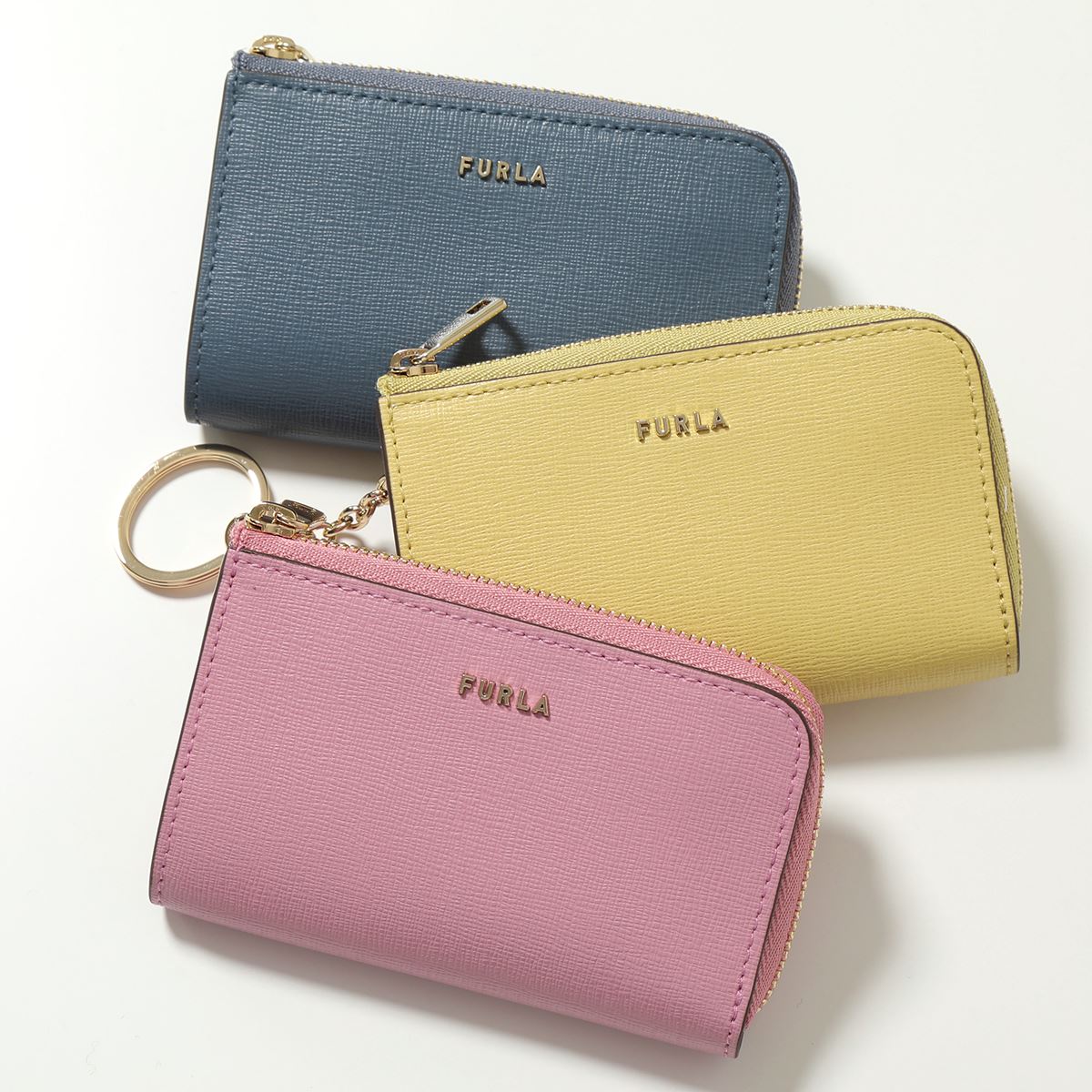 Furla フルラ キーケース BABYLON KEYCASE WR00123 B30000 レディース キーチェーン付き レザー カードケース 定期入れ パスケース カラー3色