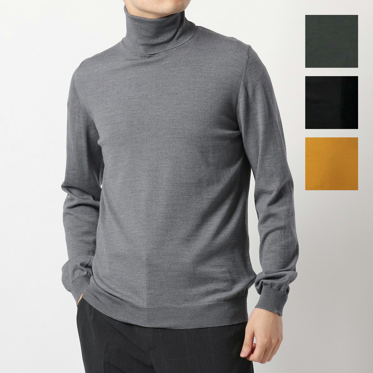 ZANONE ザノーネ ニット 811938 Z0290 メンズ タートルネック セーター 長袖 ハイゲージ ウール フレックスウール flexwool カラー4色のサムネイル